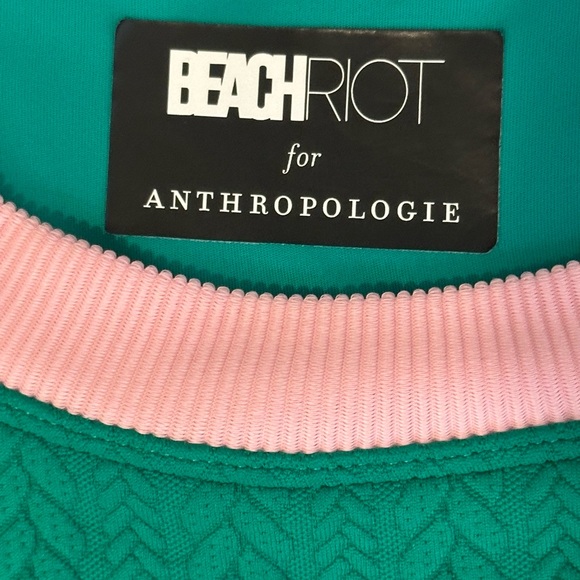 Beach Riot by Anthropologie Teal and Pink Knit Tennis Set - Picture 8 of 10